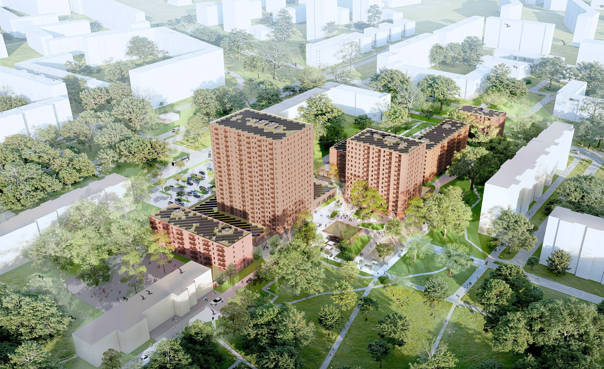 TAL-Center (Auftaktveranstaltung) OIB-GEWOBAG [OstWest-Draufsicht]